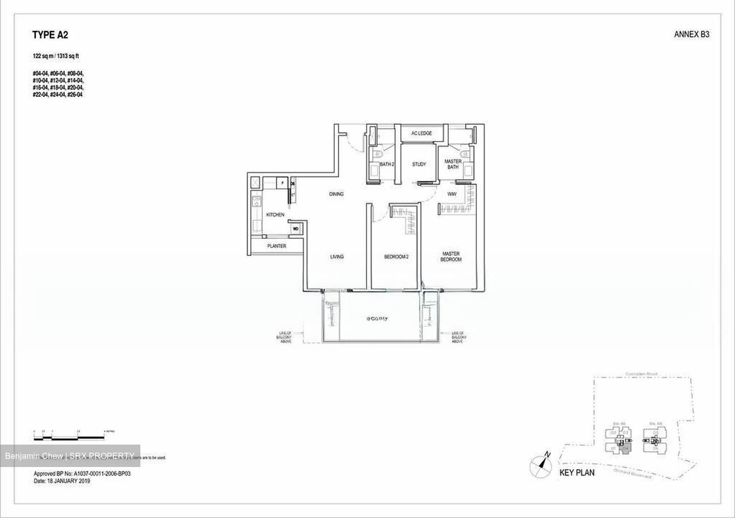 Boulevard 88 (D10), Apartment #511838041